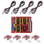 Digiyes Cnc Shield V3.0 Extension BOARD+4PCS A4988 Stepper Motor Driver Red New. Price: $21.43.