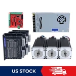Stepperonline Axis Nema 23 Motor 425OZ.IN &driver 36V Power Cnc Kit New. Price: $192.00.