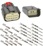 Molex 12 Pin Wire Connector, Harley Black Waterproof, Sealed Kit, MX150 With Cpa New. Price: $21.84.