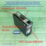 Parker 6104,DRIVE Missing Plugs+socket Broken As Photos, Tested Used. Price: $314.47.