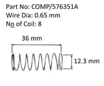 Stepper Motor Compression Spring Fit For Royal Enfield Interceptor,continental New. Price: $23.99.