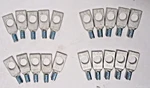 Lot Of 20 Burndy Hylug Copper Compression #6 Awg 1/2" Hole Std Barrel Blue New. Price: $22.95.