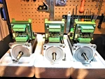 Gecko GR214V Raptor Stepper Motor Drives + Heatsinks 3X Nema 34 1700OZ New. Price: $990.00.