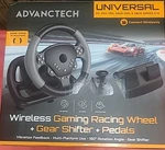 Universal Advance Tech Wireless Gaming Racing Wheel+ Gear Shifter +pedals. New. Price: $260.00.