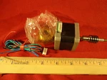 Moons Stepping Motor 17HD2054-01N R17HD40P415 W/ Worm Gear Used. Price: $20.00.