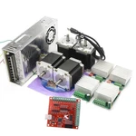 4 Axis NEMA23 Stepper Motor MACH3 Cnc KIT,270OZ-IN 76MM 3A,USB Controller... New. Price: $181.22.